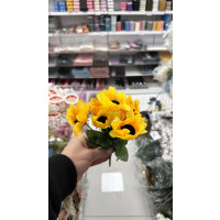 Dekoratif Yapay Papatya Demet 7'li - 50666 - 